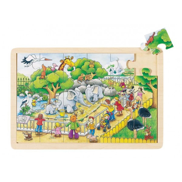 Puzzle Gradina Zoologica, +3 ani, Goki